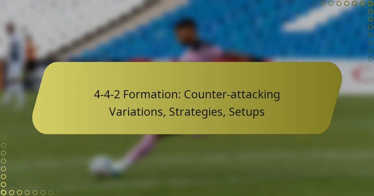 4-4-2 Formation: Counter-attacking Variations, Strategies, Setups