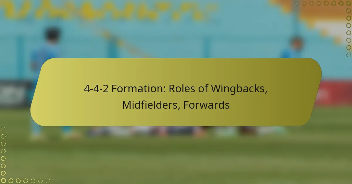 4-4-2 Formation: Roles of Wingbacks, Midfielders, Forwards