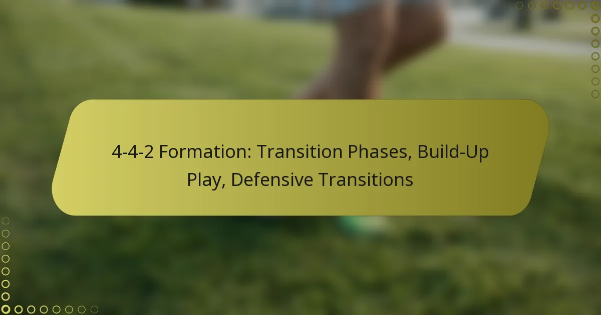 4-4-2 Formation: Transition Phases, Build-Up Play, Defensive Transitions
