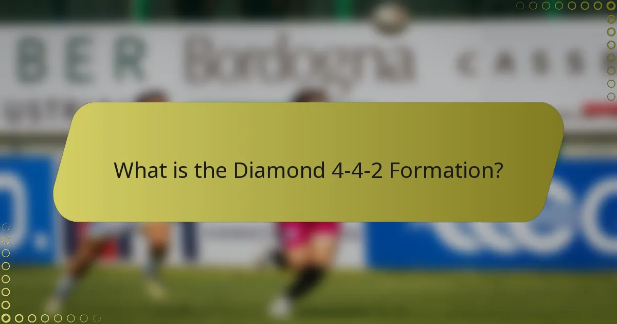 What is the Diamond 4-4-2 Formation?